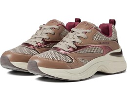 Кроссовки Skechers Hazel - Metallic Soiree, цвет Brown/Dark Rose 9970317 | brown/dark rose