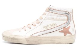 Кроссовки Golden Goose Slide High-top, розовый gwf00586.f005407.11718 | white/pink