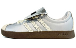 Кроссовки Adidas neo Vl Court Skateboarding Shoes Women's Low-top Off White, серебряный id6015(team45-银芭蕾) | silver