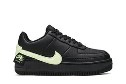 Кроссовки Nike Wmns Air Force 1 Jester XX 'Black Barely Volt', черный cn0139 001 | black
