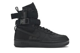 Кроссовки Nike Wmns SF Air Force 1 High 'Triple Black', черный 857872 002 | black