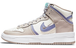 Кроссовки Nike Dunk High Up, белый/бежевый/сиреневый dh3718-101