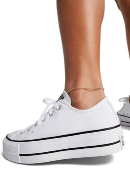 Кроссовки Lift Chuck OX на платформе Converse, белый 183-333 | white