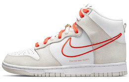 Кроссовки Nike Dunk High First Use, белый/светло-бежевый/оранжевый dh6758-100
