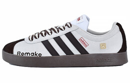 Кроссовки Adidas neo Vl Court Skateboarding Shoes Unisex Low-top Gray/Brown, коричневый hq1802(team96-男女款北极灰) | gray/brown