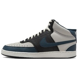 Кроссовки Nike Court Vision Lifestyle Shoes Men Mid-top Light Iron Ore/Phantom/Black/Armory Navy Blue, темно-синий dn3577-004 | light iron ore/phantom/black/armory navy blue