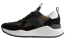Кроссовки Burberry с тиснением из сетки, черный 80654351