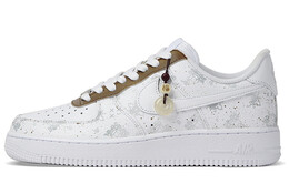 Кроссовки Nike Air Force 1 Skateboarding Shoes Women's Low-top Grey/white, серый/белый dd8959-100(team拾柒-女款低帮残缺丝绸板鞋) | gray/white