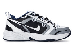 Кроссовки Air Monarch 4 Chunky унисекс с низким верхом черного/серого цвета Nike 415445-102(team80-男女同款黑与白苦笑) | white black gray