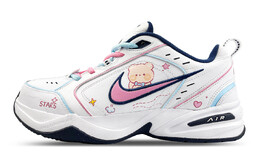 Кроссовки Nike Air Monarch 4 Chunky Sneakers Unisex Low-top Pink/Blue, белый 415445-102(team76-魔法小熊s-box) | white