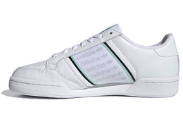 Кроссовки Continental Skateboarding унисекс с низким верхом, белые/черные/зеленые Adidas fu9776