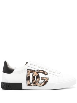 Dolce & Gabbana кеды с нашивкой-логотипом, белый ck2203a6l81 | белый