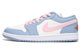 Баскетбольные кроссовки Air 1 Vintage женские с низким верхом, белый/синий Jordan dc0774-164(team59-女款白蓝三) | sky blue