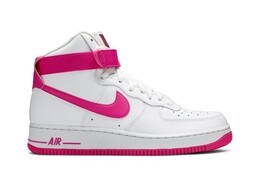 Кроссовки Nike Wmns Air Force 1 High 'White Fuchsia', розовый 334031 110 | pink