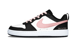 Кроссовки Nike Court Borough Skateboard Shoes Women's Low-Top White bq5448-115(team282-女款元气盈盈) | chalk white