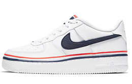 Кроссовки Nike Air Force 1 Low LV8 Ribbon White Blue GS cw0984-100