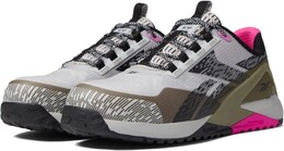 Кроссовки Nano X1 Adventure Work EH Comp Toe Reebok, цвет Silver/Army Green/Pink 9860393 | silver/army green/pink