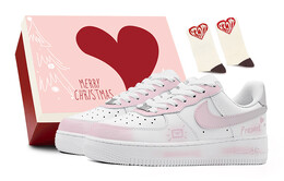 Женские кроссовки для скейтбординга Nike Air Force 1, Pink dh2920-111(team88-可爱少女心s-box) | pink