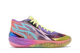 Кроссовки MB.02 Puma, фиолетовый 378283 01 | purple glimmer/safety yellow/pink glow/sunset glow/black