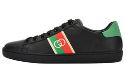 Кроссовки Gucci Ace Elastic Web Interlocking GG Black 645767 1xgm0 1096