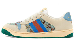 Кроссовки Gucci Women's Screener 'Brown Blue Red' Women's 677423 9sfr0 4983