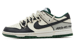 Кроссовки Nike Dunk Skateboarding Shoes Unisex Low-top White/Black/Green, зеленый dd1391-101(teamh-男女款星际迷航s-box) | black/white/green