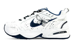 Кроссовки Nike Air Monarch 4 Chunky Sneakers Unisex Low-Top Black 415445-102(team76-男女款墨色蝶)