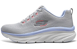 Кроссовки Skechers D"lux Walker Lifestyle Shoes Women's Low-top Grey/purple/pink, фиолетовый 149368-gymt | gray-violet powder