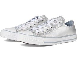 Кроссовки Converse Chuck Taylor All Star Low Top Sparkle Sneaker, цвет Metallic Granite/White 9988772 | metallic granite/white