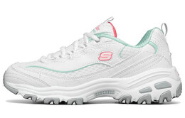 Кроссовки Skechers D'Lites 1.0 Chunky Sneakers Women's Low-Top White/Light Blue 99999863-wlb