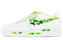 Кроссовки Nike Air Force 1 Skateboarding Shoes Women's Low-top White, зеленый dh2920-111(team40-af1女款白玫瑰绿) | green