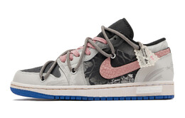 Баскетбольные кроссовки Air 1 Vintage женские низкие синий/черный Jordan 553560-140(teamh-女款过往s-box) | blue black