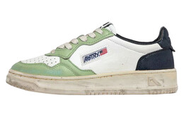 Кроссовки Autry Medalist Colour-block Low-top, белый/зеленый/синий avlw-sv18