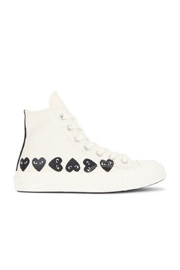 Высокие кеды Converse Multi Heart Comme des Garçons Play, бежевый cdes-uz34 | beige