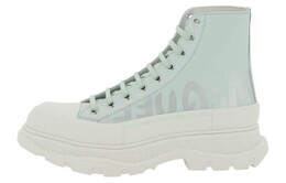 Кеды высокие Alexander McQueen Tread Slick, бирюзовый 711109wiat64615
