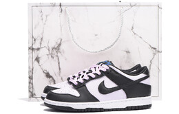Кроссовки Nike Dunk Skateboarding Shoes Women's Low-top Black/Purple, фиолетовый dh9765-104(team265-黑紫sbox) | black/purple