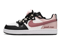 Женские кроссовки для скейтбординга Nike Court Borough Low, Black/Pink bq5448-115(teama-黑粉公主) | black/pink