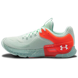 Кроссовки женские низкие синяя/оранжевая Under Armour 3023008-400