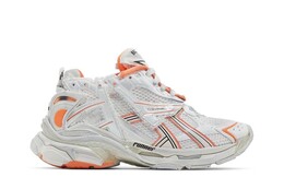 Кроссовки Balenciaga Wmns Runner Sneaker White Fluo Orange, белый 677402 w3rbm 9770