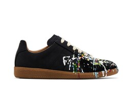 Кроссовки Maison Margiela Wmns Replica Low Paint Splatter - Black Pollock, черный s58ws0101 p1892 963