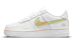 Кроссовки Nike Air Force 1 LV8 'White Green Orange' GS dn8000-100