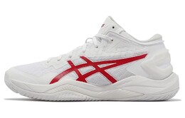 Баскетбольные кроссовки Asics Gel-burst 27 унисекс, Белый/Красный 1063a066-102 | white/red