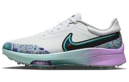 Кроссовки для гольфа Nike Air Zoom Infinity унисекс, Белый/Зеленый/Фиолетовый fd5424-100 | white/green/purple