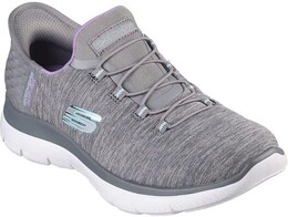 Кроссовки Summits - Hands Free Slip-Ins Skechers, цвет Gray/Mint 9841351 | gray/mint