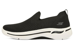 Кроссовки Go Walk 5 Lifestyle женские с низким верхом черного цвета Skechers 124418-bkw