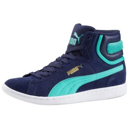 Кроссовки для скейтбординга Vikky женские, высокие, синие Puma 356716-03