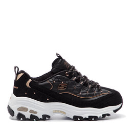 Кроссовки Skechers D'lites Glamour Feels 13087/BKRG Black/Rose Gold, черный 272131 | negro