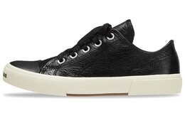 Кроссовки женские Balenciaga Paris Leather, черный 688757w3rcb1090