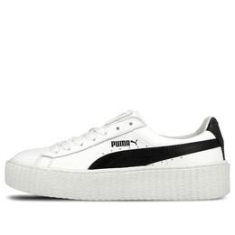 Кроссовки fenty x creeper 'white leather' Puma, черный 364462-01 | black/white