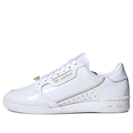 Кроссовки оригинальные континентальные 80 Adidas, белый fu9980 | white/gold